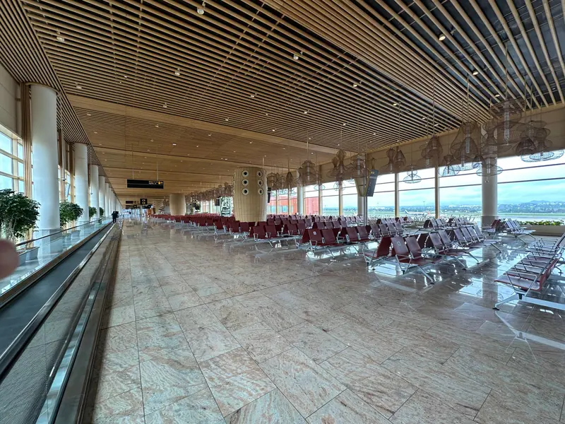Inside Terminal 2 of Kempegowda International Airport, Bengaluru