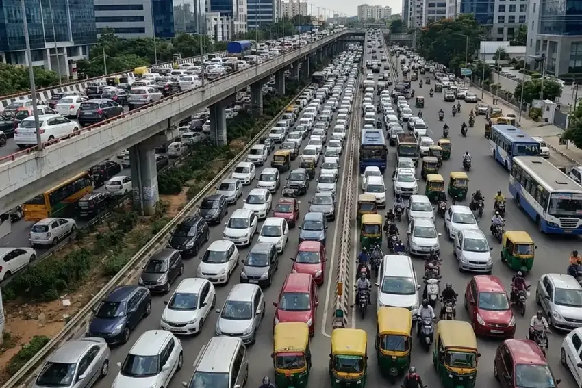 Outer Ring Road traffic, Bengaluru